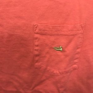 Coral Southern Marsh pocket tee